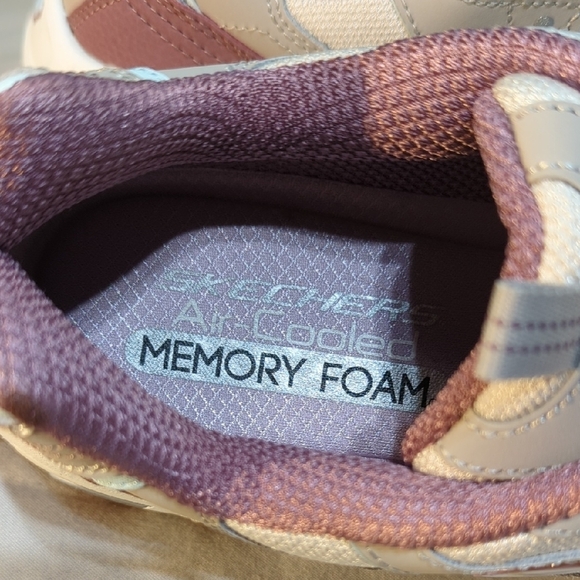 Skechers Pink and Gray Sneakers with Supportive Sole - Picture 5 of 16